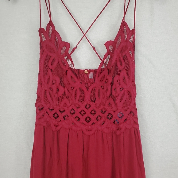 Free People Adella Crochet Detail slip dress - Picture 4 of 5